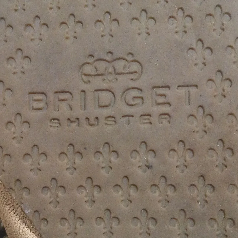 Bridget Shuster  tan cheetah heart slides sandals  Sz 8 EUC - Picture 10 of 11